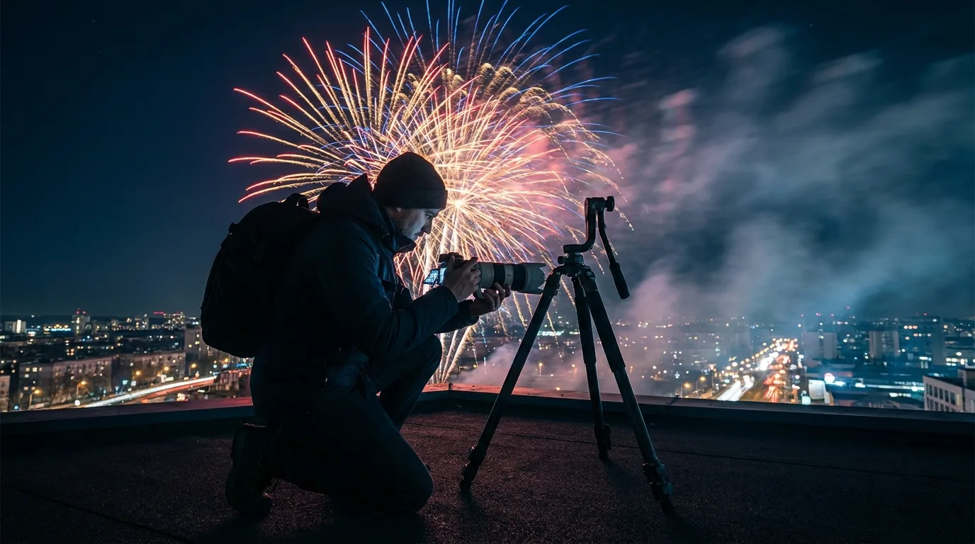 Jak fotografować fajerwerki — ustawienia i technika