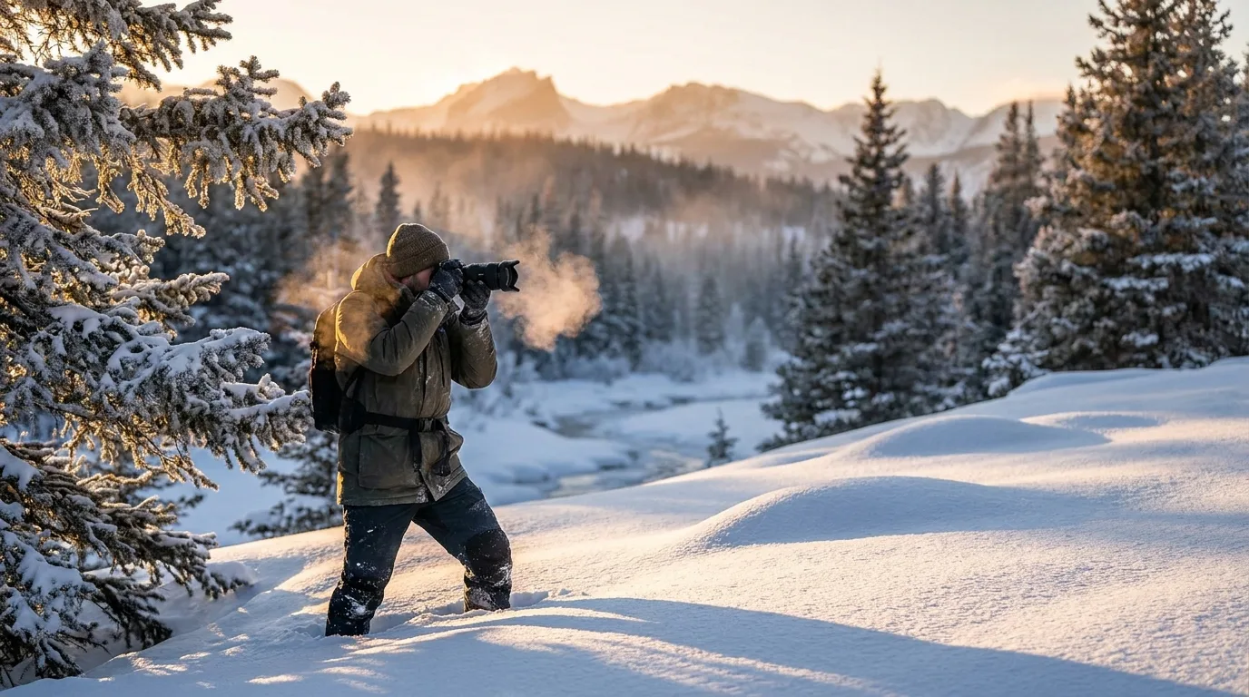 Jak fotografować śnieg — ustawienia i poradnik
